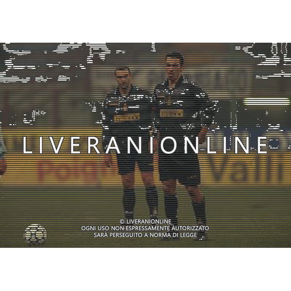 MILANO 09-12-1997 INTER RANCING STRASBURGO OTTAVI DI FINALE COPPA UEFA NELLA FOTO Youri Raffi Djorkaeff AG ALDO LIVERANI SAS