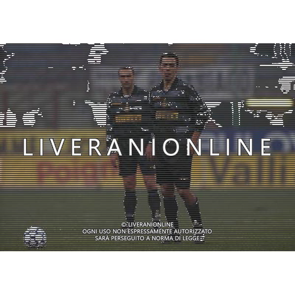 MILANO 09-12-1997 INTER RANCING STRASBURGO OTTAVI DI FINALE COPPA UEFA NELLA FOTO Youri Raffi Djorkaeff AG ALDO LIVERANI SAS