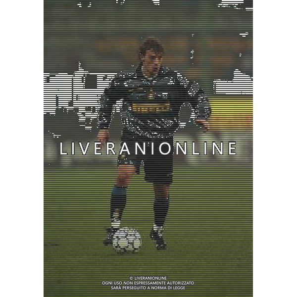 MILANO 09-12-1997 INTER RANCING STRASBURGO OTTAVI DI FINALE COPPA UEFA NELLA FOTO FRANCESCO MORIERO AG ALDO LIVERANI SAS