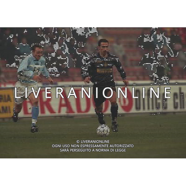 MILANO 09-12-1997 INTER RANCING STRASBURGO OTTAVI DI FINALE COPPA UEFA NELLA FOTO Youri Raffi Djorkaeff AG ALDO LIVERANI SAS