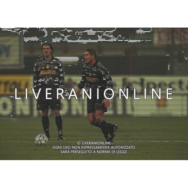 MILANO 09-12-1997 INTER RANCING STRASBURGO OTTAVI DI FINALE COPPA UEFA NELLA FOTO DIEGO SIMEONE AG ALDO LIVERANI SAS
