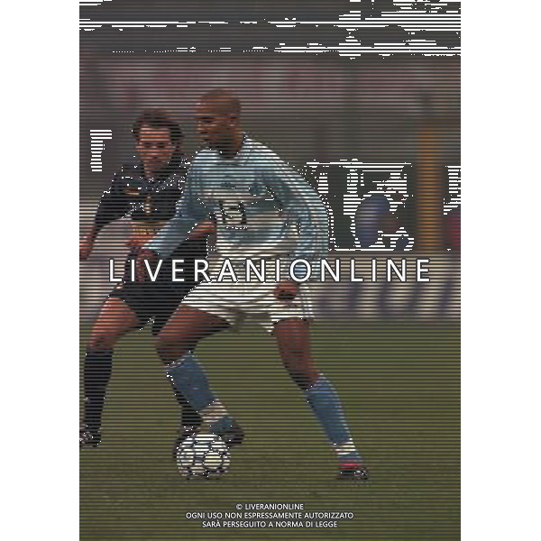MILANO 09-12-1997 INTER RANCING STRASBURGO OTTAVI DI FINALE COPPA UEFA NELLA FOTO OLIVIER DACOURT AG ALDO LIVERANI SAS