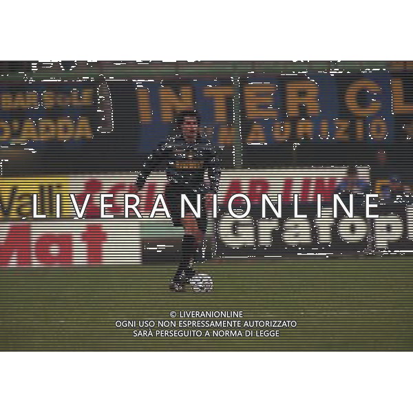 MILANO 09-12-1997 INTER RANCING STRASBURGO OTTAVI DI FINALE COPPA UEFA NELLA FOTO FABIO GALANTE AG ALDO LIVERANI SAS