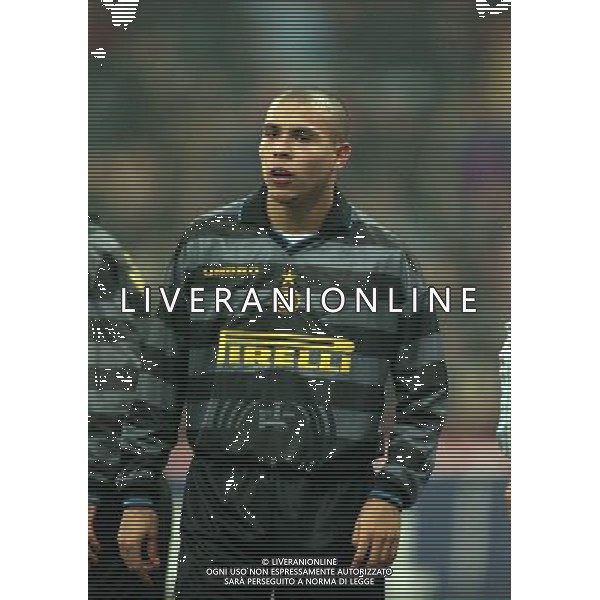 MILANO 09-12-1997 INTER RANCING STRASBURGO OTTAVI DI FINALE COPPA UEFA NELLA FOTO RONALDO AG ALDO LIVERANI SAS