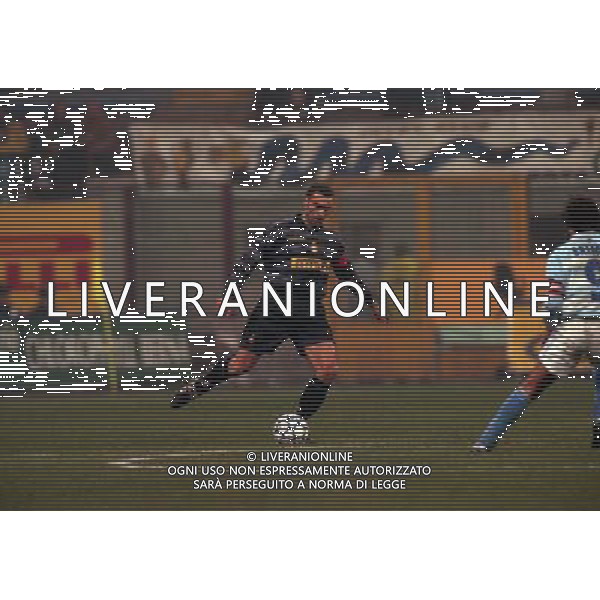 MILANO 09-12-1997 INTER RANCING STRASBURGO OTTAVI DI FINALE COPPA UEFA NELLA FOTO GIUSEPPE BERGOMI AG ALDO LIVERANI SAS