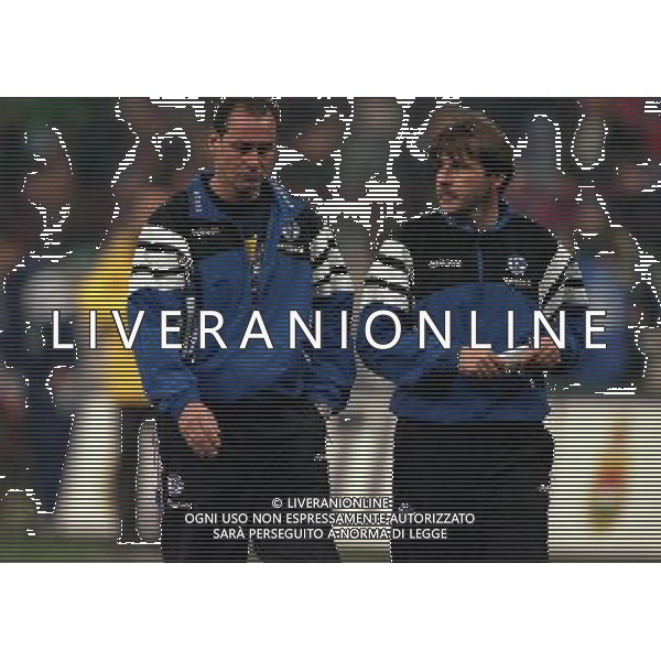 03-03-1998 QUARTI DI FINALE DI COPPA UEFA INTER-SHALKE 04 NELLA FOTO Huub Stevens AG ALDO LIVERANI SAS