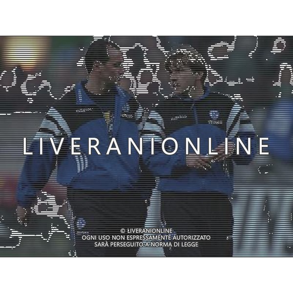 03-03-1998 QUARTI DI FINALE DI COPPA UEFA INTER-SHALKE 04 NELLA FOTO Huub Stevens AG ALDO LIVERANI SAS