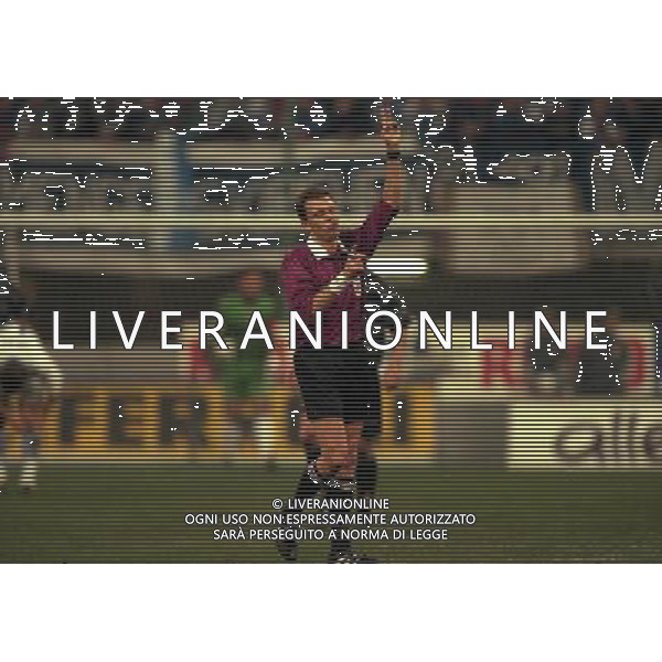 03-03-1998 QUARTI DI FINALE DI COPPA UEFA INTER-SHALKE 04 NELLA FOTO ARBITRO MEIER URS AG ALDO LIVERANI SAS