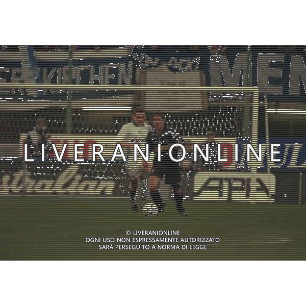 03-03-1998 QUARTI DI FINALE DI COPPA UEFA INTER-SHALKE 04 NELLA FOTO DIEGO SIMEONE AG ALDO LIVERANI SAS