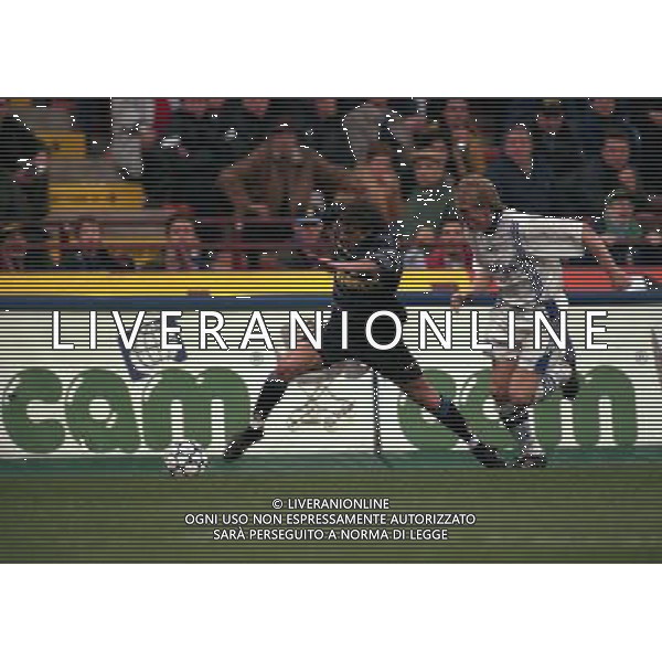 03-03-1998 QUARTI DI FINALE DI COPPA UEFA INTER-SHALKE 04 NELLA FOTO FRANCESCO MORIERO AG ALDO LIVERANI SAS
