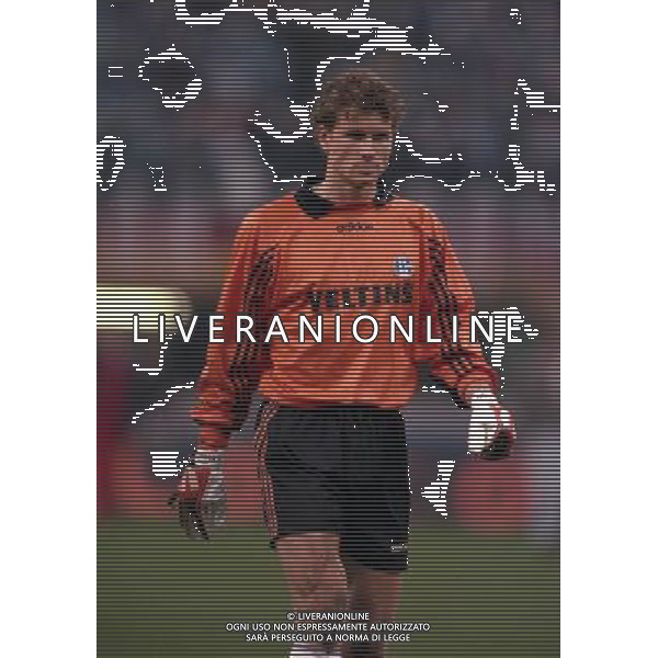 03-03-1998 QUARTI DI FINALE DI COPPA UEFA INTER-SHALKE 04 NELLA FOTO JENS LEHMANN AG ALDO LIVERANI SAS