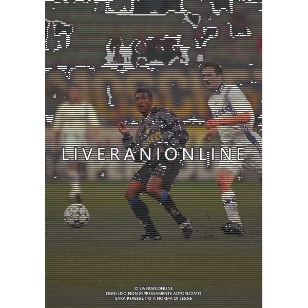 03-03-1998 QUARTI DI FINALE DI COPPA UEFA INTER-SHALKE 04 NELLA FOTO ARON WINTER AG ALDO LIVERANI SAS