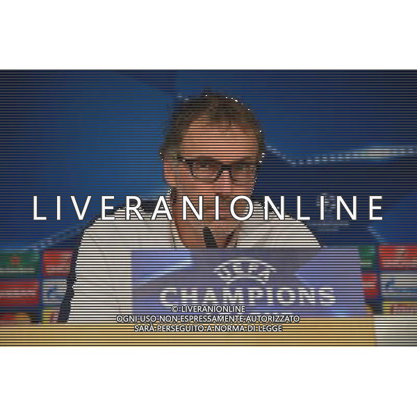 Laurent BLANC - 02.11.2015 - Conference de presse avant Real Madrid / PSG Photo: WinterPress / Icon Sport /AGENZIA ALDO LIVERANI SAS - italy only editorial use only