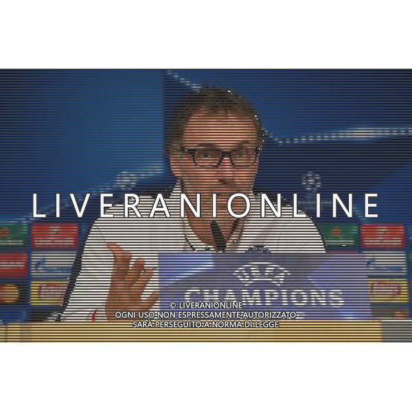 Laurent BLANC - 02.11.2015 - Conference de presse avant Real Madrid / PSG Photo: WinterPress / Icon Sport /AGENZIA ALDO LIVERANI SAS - italy only editorial use only