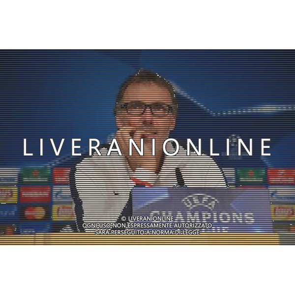 Laurent BLANC - 02.11.2015 - Conference de presse avant Real Madrid / PSG Photo: WinterPress / Icon Sport /AGENZIA ALDO LIVERANI SAS - italy only editorial use only