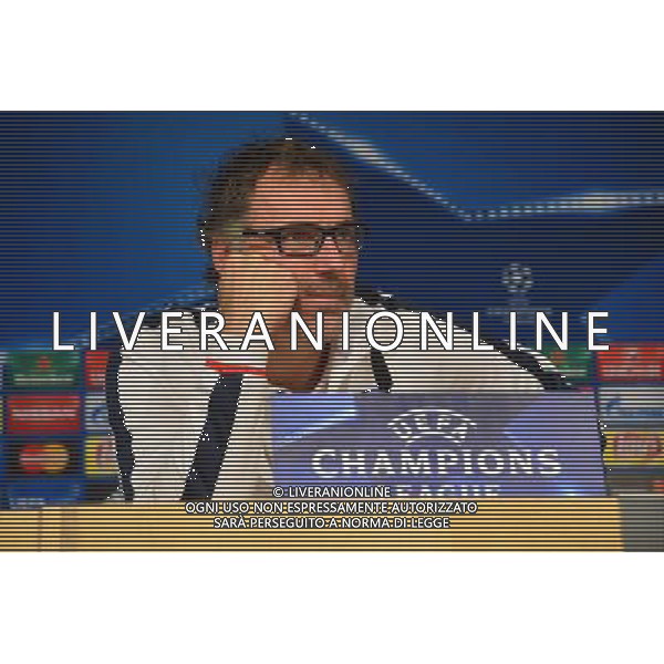 Laurent BLANC - 02.11.2015 - Conference de presse avant Real Madrid / PSG Photo: WinterPress / Icon Sport /AGENZIA ALDO LIVERANI SAS - italy only editorial use only