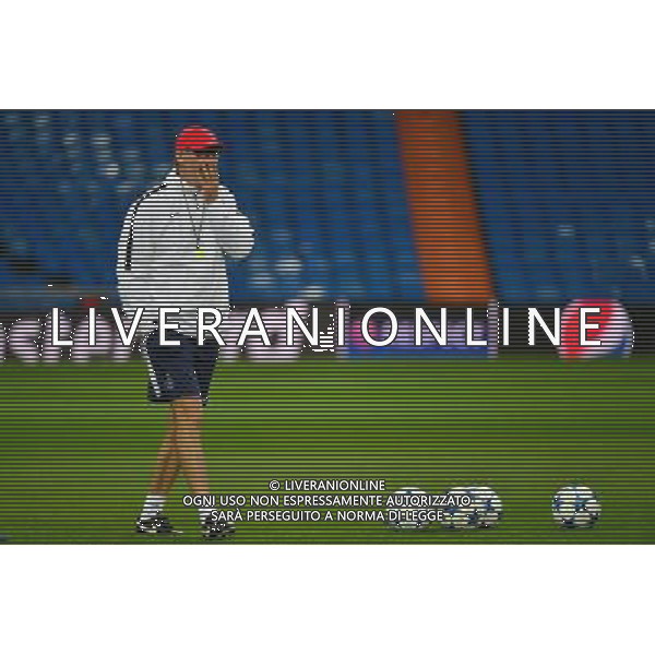Laurent BLANC - 02.11.2015 - Entrainement avant Real Madrid / PSG Photo: WinterPress / Icon Sport /AGENZIA ALDO LIVERANI SAS - italy only editorial use only
