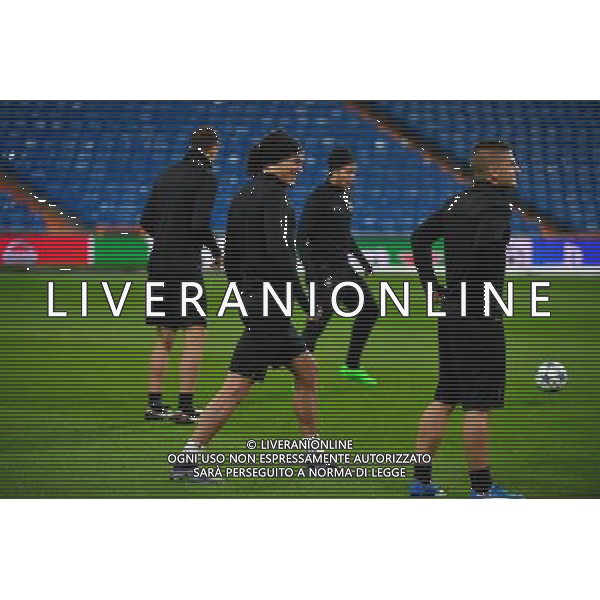Edinson CAVANI - 02.11.2015 - Entrainement avant Real Madrid / PSG Photo: WinterPress / Icon Sport /AGENZIA ALDO LIVERANI SAS - italy only editorial use only