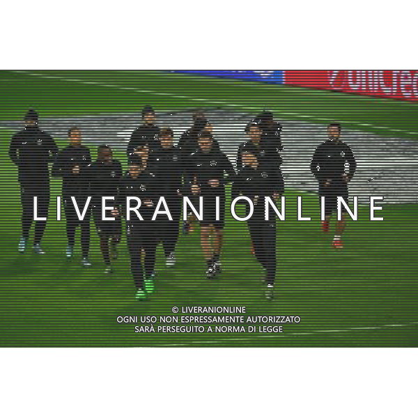 Groupe PSG - 02.11.2015 - Entrainement avant Real Madrid / PSG Photo: WinterPress / Icon Sport /AGENZIA ALDO LIVERANI SAS - italy only editorial use only