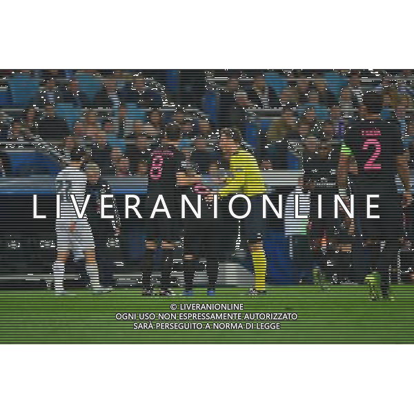 Blessure Marco VERRATTI - 03.11.2015 - Real Madrid / PSG - Ligue des Champions Photo: Dave Winter / Icon Sport AG ALDO LIVERANI SAS ONLY ITALY