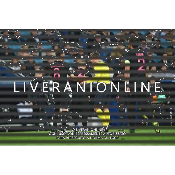 Blessure Marco VERRATTI - 03.11.2015 - Real Madrid / PSG - Ligue des Champions Photo: Dave Winter / Icon Sport AG ALDO LIVERANI SAS ONLY ITALY