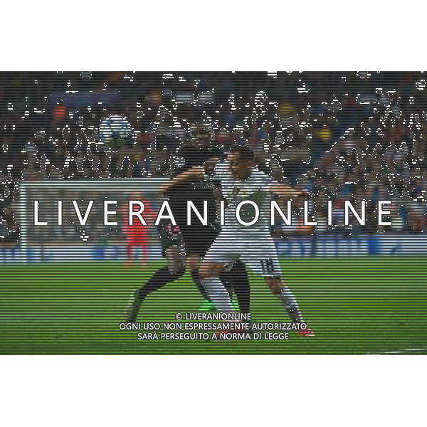 Blaise MATUIDI / Lucas VAZQUEZ - 03.11.2015 - Real Madrid / PSG - Ligue des Champions Photo: Dave Winter / Icon Sport AG ALDO LIVERANI SAS ONLY ITALY