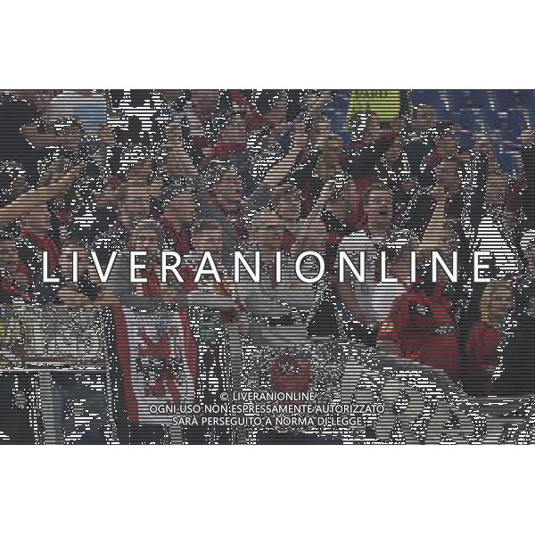 Roma - 04/11/2015 - Stadio Olimpico - Uefa Champions League 2015/2016 - Gruppo E - AS Roma vs Bayer Leverkusen - nella foto: tifosi del Bayer / Ph Fabrizio Corradetti - Ag. Aldo Liverani sas