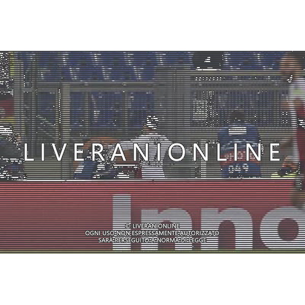 Roma - 04/11/2015 - Stadio Olimpico - Uefa Champions League 2015/2016 - Gruppo E - AS Roma vs Bayer Leverkusen - nella foto: Javier Hernandez esulta dopo il gol del pareggio / Ph Fabrizio Corradetti - Ag. Aldo Liverani sas /Agenzia Aldo Liverani S.a.s.