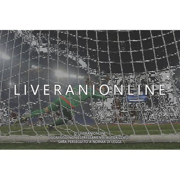 Roma - 04/11/2015 - Stadio Olimpico - Uefa Champions League 2015/2016 - Gruppo E - AS Roma vs Bayer Leverkusen - nella foto: il rigore realizzato da Miralem Pjanic / Ph Fabrizio Corradetti - Ag. Aldo Liverani sas /Agenzia Aldo Liverani S.a.s.