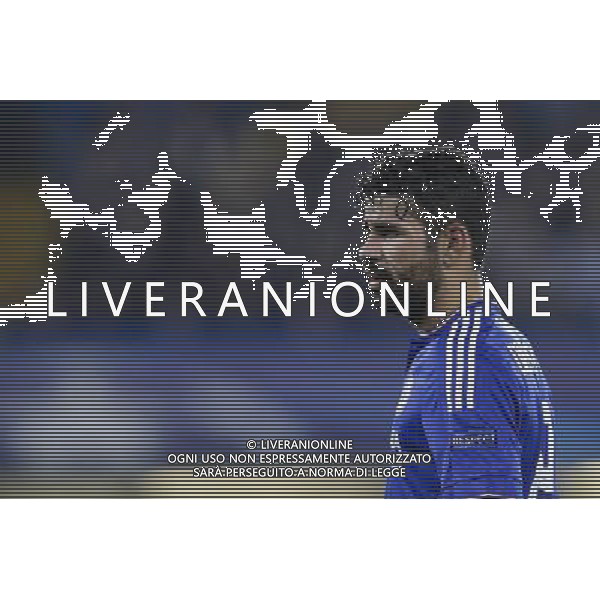 Chelsea\'s Diego Costa during tonight\'s match Photographer Craig Mercer/CameraSport Football - UEFA Champions League Group G - Chelsea v Dynamo Kiev - Wednesday 4th November 2015 - Stamford Bridge - London - Â© CameraSport - 43 Linden Ave. Countesthorpe. Leicester. England. LE8 5PG - Tel: +44 (0) 116 277 4147 - admin@camerasport.com - www.camerasport.com /Agenzia Aldo Liverani S.a.s. - ITALY ONLY EDITORIAL USE ONLY