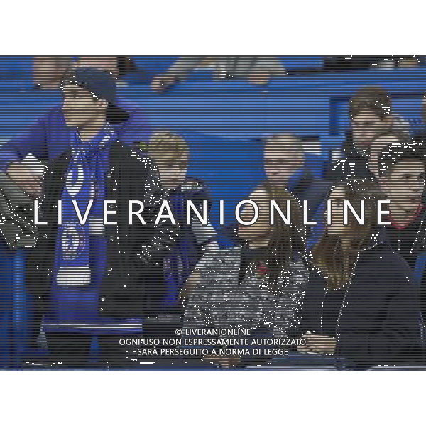 Chelsea manager JosÃ© Mourinho\'s family seen looking on before kick off (l-r: son Jose Mario Jr, wife Matilde Faria, and daughter Matilde) Photographer Craig Mercer/CameraSport Football - UEFA Champions League Group G - Chelsea v Dynamo Kiev - Wednesday 4th November 2015 - Stamford Bridge - London - Â© CameraSport - 43 Linden Ave. Countesthorpe. Leicester. England. LE8 5PG - Tel: +44 (0) 116 277 4147 - admin@camerasport.com - www.camerasport.com /Agenzia Aldo Liverani S.a.s. - ITALY ONLY EDITORIAL USE ONLY