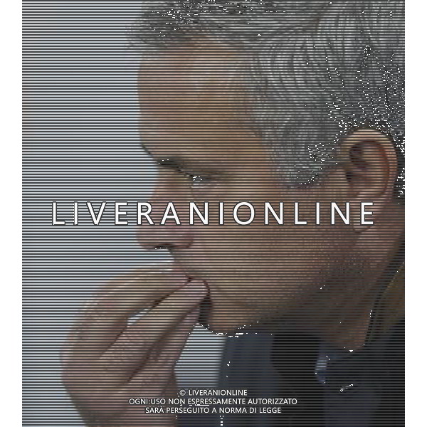 Chelsea manager JosÃ© Mourinho looks concerned before the game Photographer Craig Mercer/CameraSport Football - UEFA Champions League Group G - Chelsea v Dynamo Kiev - Wednesday 4th November 2015 - Stamford Bridge - London - Â© CameraSport - 43 Linden Ave. Countesthorpe. Leicester. England. LE8 5PG - Tel: +44 (0) 116 277 4147 - admin@camerasport.com - www.camerasport.com /Agenzia Aldo Liverani S.a.s. - ITALY ONLY EDITORIAL USE ONLY