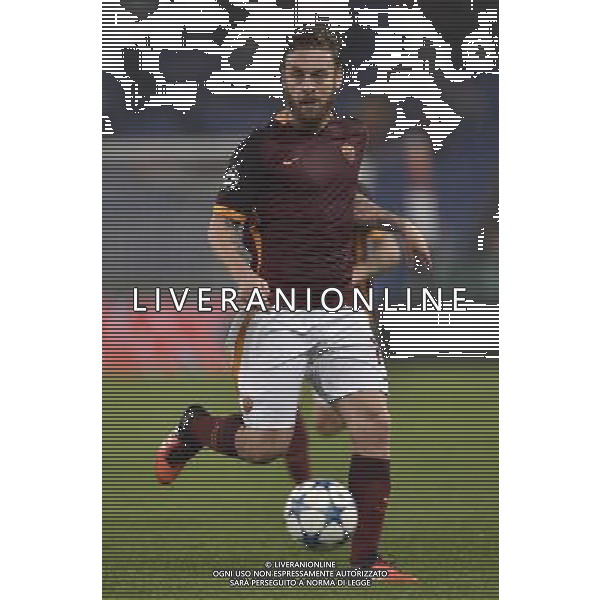 Roma - 04/11/2015 - Stadio Olimpico - Uefa Champions League 2015/2016 - Gruppo E - AS Roma vs Bayer Leverkusen - nella foto: Daniele De Rossi / Ph Fabrizio Corradetti - Ag. Aldo Liverani sas
