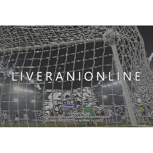 Roma - 04/11/2015 - Stadio Olimpico - Uefa Champions League 2015/2016 - Gruppo E - AS Roma vs Bayer Leverkusen - nella foto: Il gol di Miralem Pjanic / Ph Fabrizio Corradetti - Ag. Aldo Liverani sas