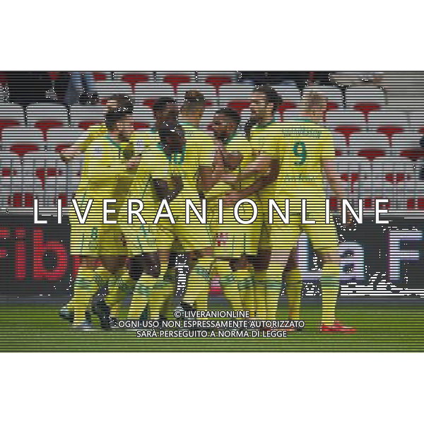 Joie Nantes - 04.11.2015 - Nice / Nantes - Match en Retard - 9eme journee de Ligue 1 Photo : Serge Haouzi / Icon Sport /Agenzia Aldo Liverani S.a.s. - ITALY ONLY EDITORIAL USE ONLY