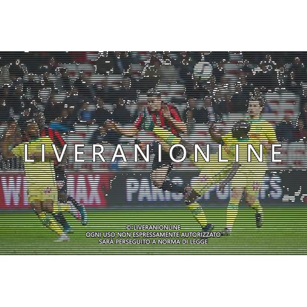Hatem Ben Arfa / Youssouf Sabaly - 04.11.2015 - Nice / Nantes - Match en Retard - 9eme journee de Ligue 1 Photo : Serge Haouzi / Icon Sport /Agenzia Aldo Liverani S.a.s. - ITALY ONLY EDITORIAL USE ONLY