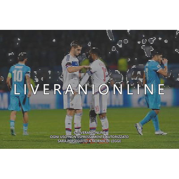 CHANGEMENT DE CAPITAINE / Maxime GONALONS / Alexandre LACAZETTE - 04.11.2015 - Lyon / Zenith St Petersbourg - Champions League Photo : Jean Paul Thomas / Icon Sport /Agenzia Aldo Liverani S.a.s. - ITALY ONLY EDITORIAL USE ONLY