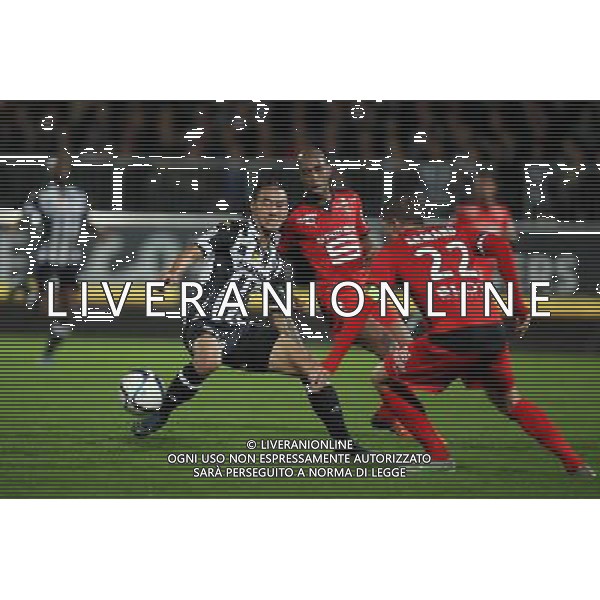Billy KETKEOPHOMPHONE / Sylvain ARMAND - 06.11.2015 - Angers / Rennes - 13eme journee de Ligue 1 Photo : Vincent Michel / Icon Sport /Agenzia Aldo Liverani S.a.s. - ITALY ONLY EDITORIAL USE ONLY