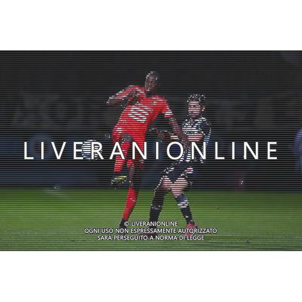 Abdoulaye DOUCOURE / Olivier AURIAC - 06.11.2015 - Angers / Rennes - 13eme journee de Ligue 1 Photo : Vincent Michel / Icon Sport / AGENZIA ALDO LIVERANI SAS - italy only editorial use only