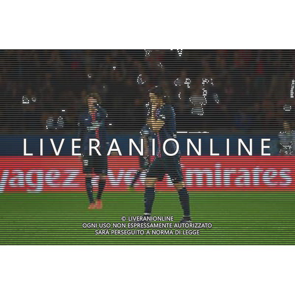 Sortie Edinson CAVANI - 07.11.2015 - PSG / Toulouse - 13eme journee de Ligue 1 Photo: Dave Winter / Icon Sport