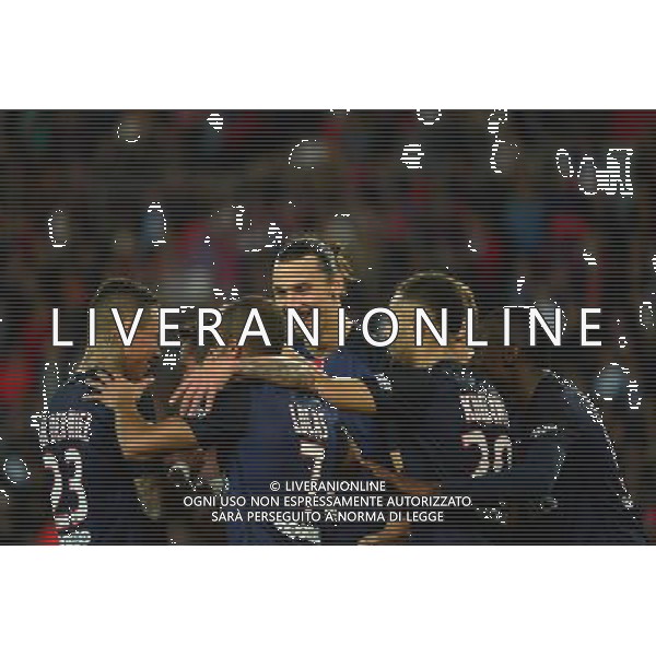 Joie Ezequiel LAVEZZI - 07.11.2015 - PSG / Toulouse - 13eme journee de Ligue 1 Photo: Dave Winter / Icon Sport AG ALDO LIVERANI SAS ONLY ITALY