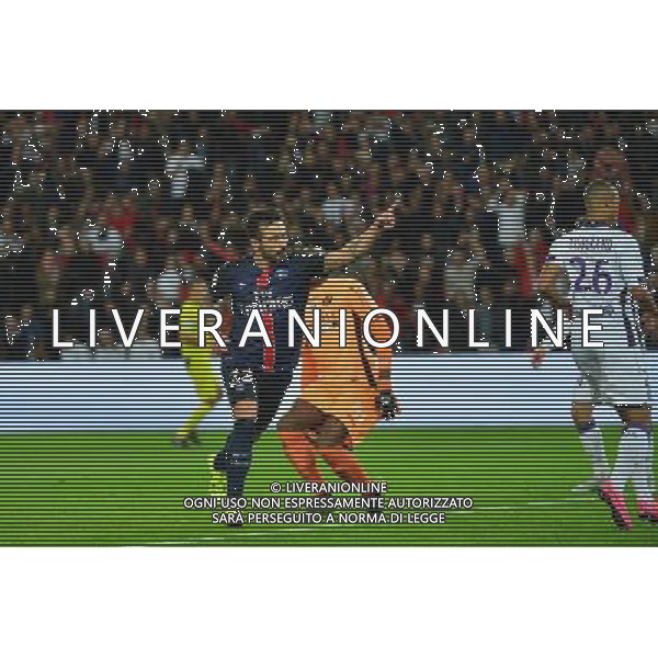 Joie Ezequiel LAVEZZI - 07.11.2015 - PSG / Toulouse - 13eme journee de Ligue 1 Photo: Dave Winter / Icon Sport AG ALDO LIVERANI SAS ONLY ITALY