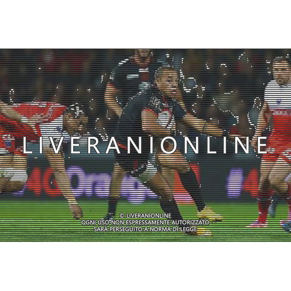 Gael Fickou - 07.11.2015 - Toulouse / Grenoble - 8eme journee de Top 14 Photo : Manu Blondeau / Icon Sport AG ALDO LIVERANI SAS ONLY ITALY