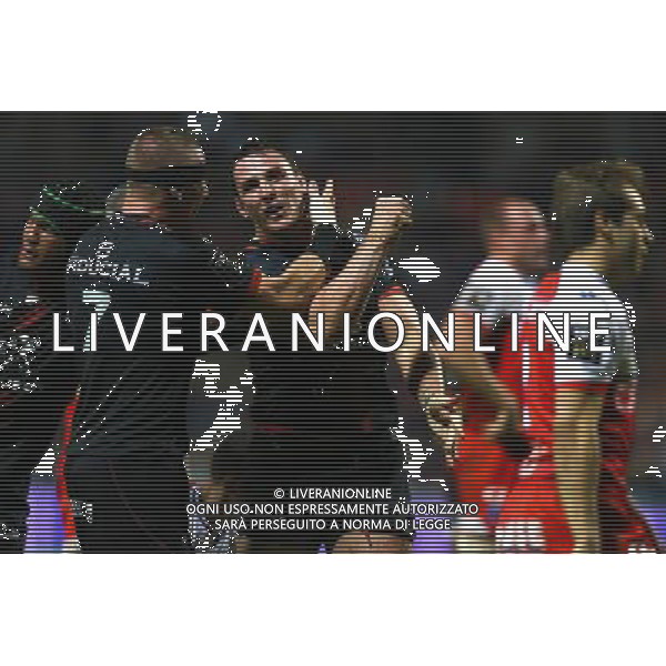 Joie Louis Picamoles - 07.11.2015 - Toulouse / Grenoble - 8eme journee de Top 14 Photo : Manu Blondeau / Icon Sport AG ALDO LIVERANI SAS ONLY ITALY