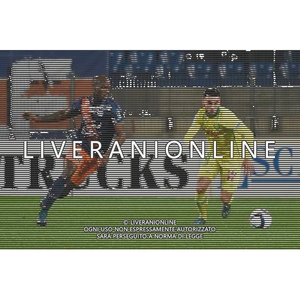 Adrien Thomasson / Bryan Dabo - 07.11.2015 - Montpellier / Nantes - 13eme journee de Ligue 1 Photo : Alexandre Dimou / Icon Sport AG ALDO LIVERANI SAS ONLY ITALY