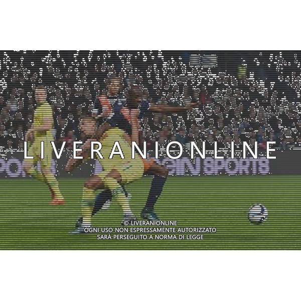 Yacine Bammou / Bryan Dabo - 07.11.2015 - Montpellier / Nantes - 13eme journee de Ligue 1 Photo : Alexandre Dimou / Icon Sport AG ALDO LIVERANI SAS ONLY ITALY