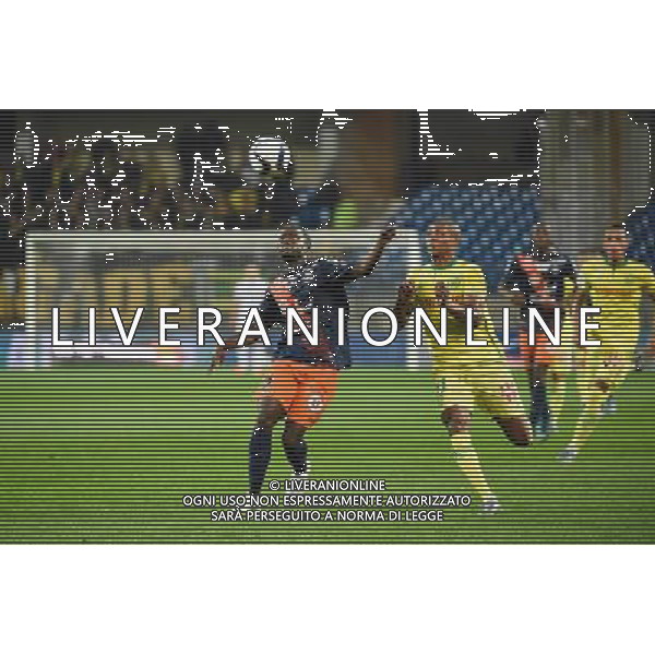 Mamadou Ndiaye / Johan Audel - 07.11.2015 - Montpellier / Nantes - 13eme journee de Ligue 1 Photo : Alexandre Dimou / Icon Sport AG ALDO LIVERANI SAS ONLY ITALY