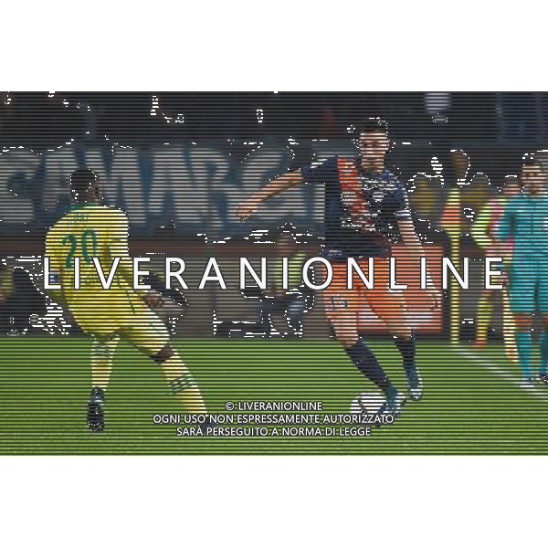 Rami Bensebaini - 07.11.2015 - Montpellier / Nantes - 13eme journee de Ligue 1 Photo : Alexandre Dimou / Icon Sport AG ALDO LIVERANI SAS ONLY ITALY