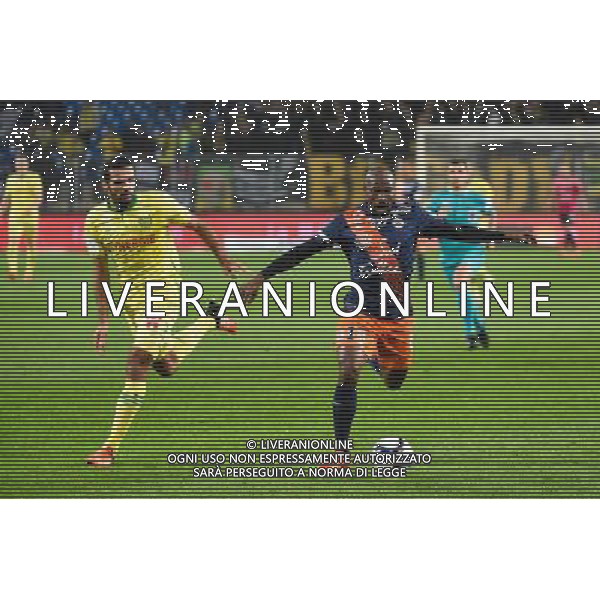 Souleymane Camara / Oswaldo Vizcarrondo - 07.11.2015 - Montpellier / Nantes - 13eme journee de Ligue 1 Photo : Alexandre Dimou / Icon Sport AG ALDO LIVERANI SAS ONLY ITALY