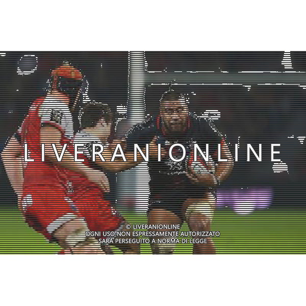 Edwin Maka - 07.11.2015 - Toulouse / Grenoble - 8eme journee de Top 14 Photo : Manu Blondeau / Icon Sport AG ALDO LIVERANI SAS ONLY ITALY